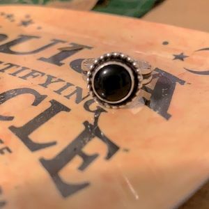 Onyx Sterling Silver Handmade Ring